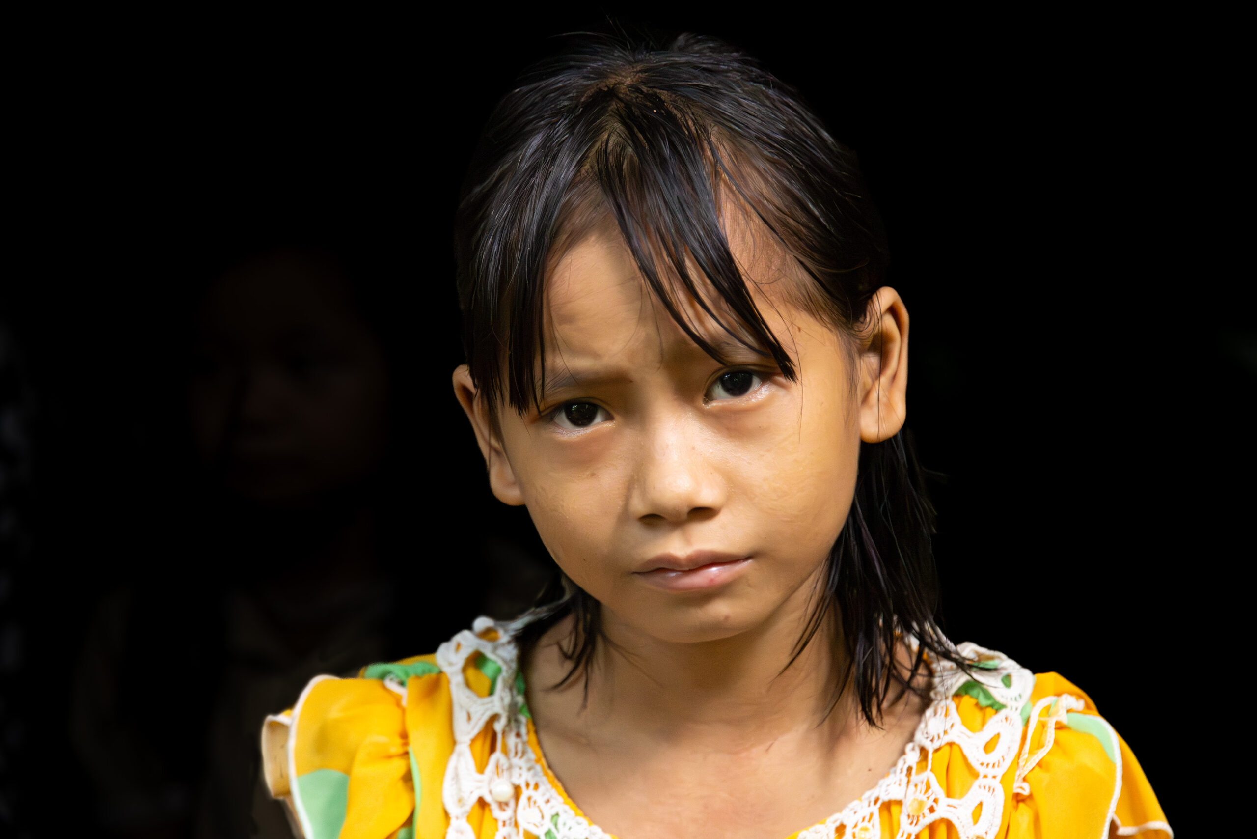 Cave Punan Batu - Hunter-gatherers girl portrait